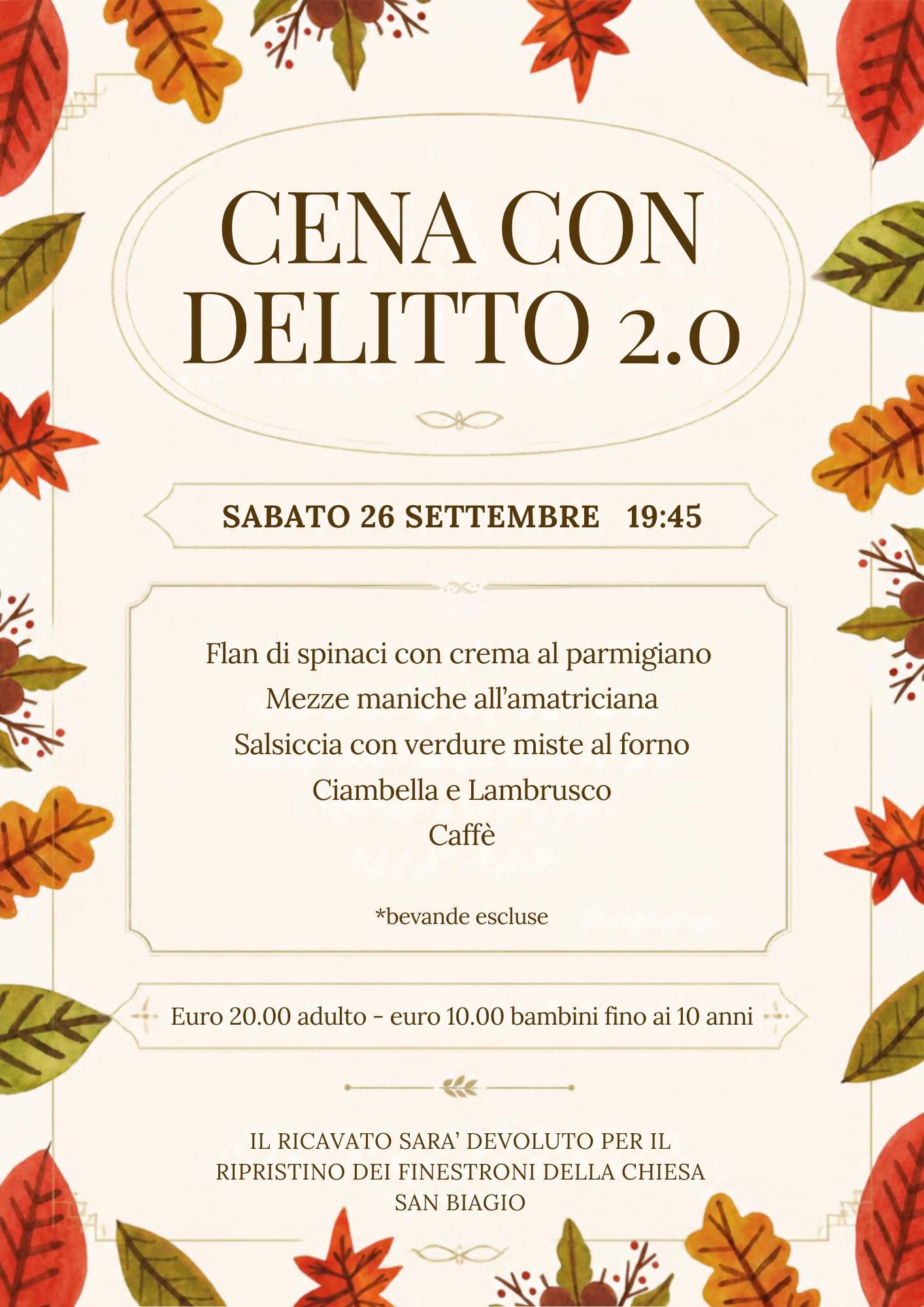 Cena con delitto 2.0