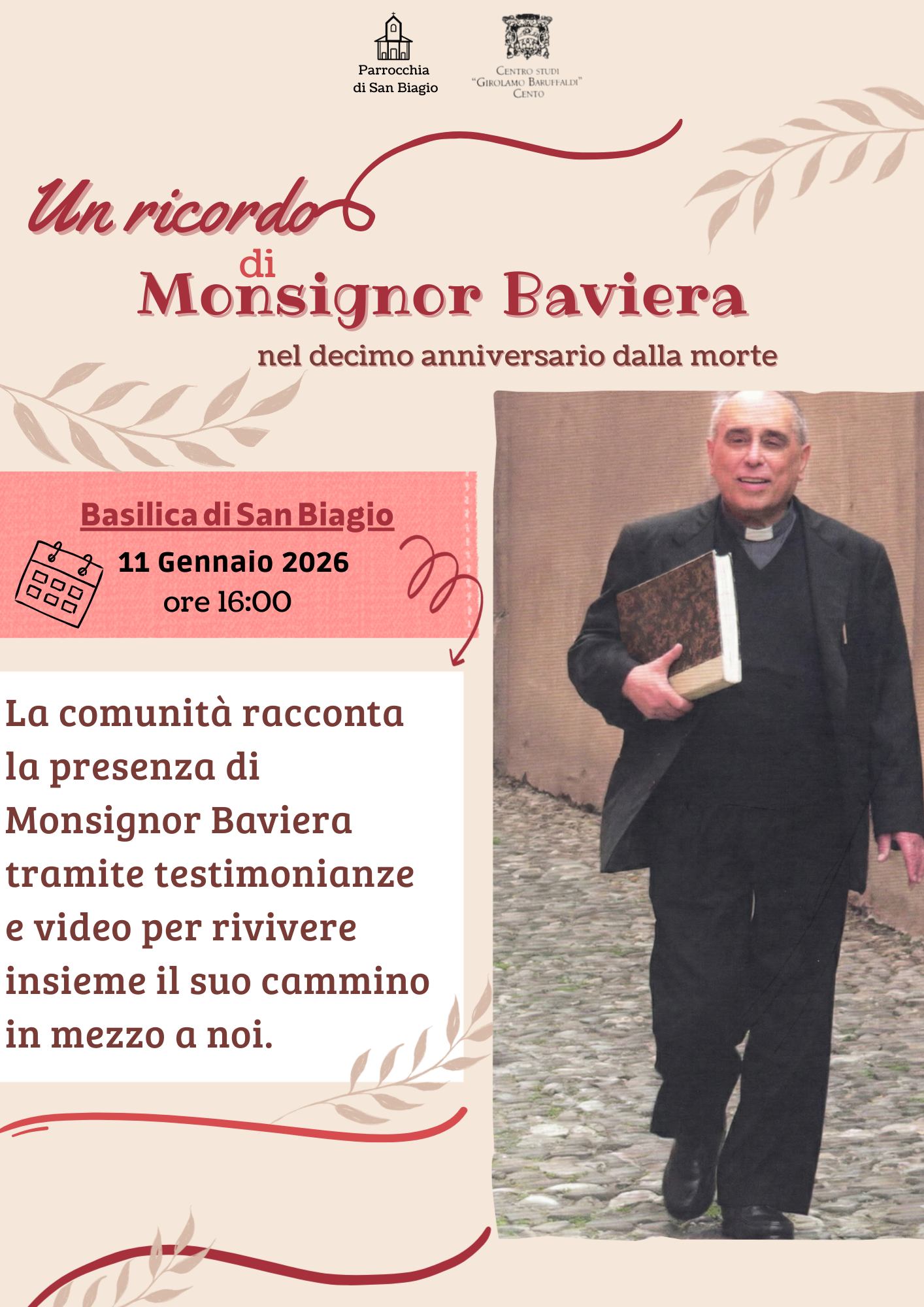 Un ricordo di Monsignor Baviera